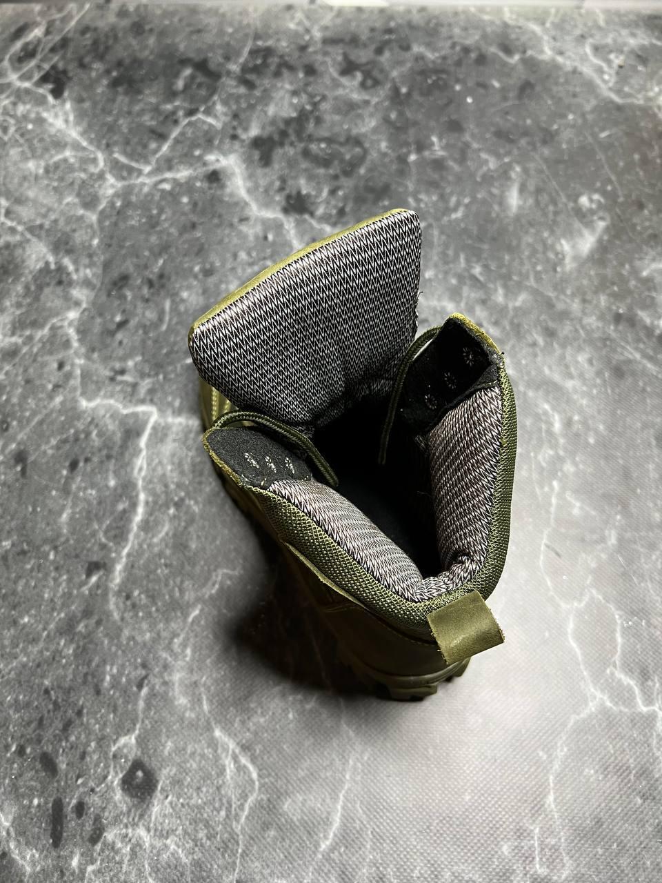 Берці зимові чоловічі з хутром р. 40 Хакі - фото 3 Берці зимові чоловічі з хутром р. 40 Хакі - фото 3