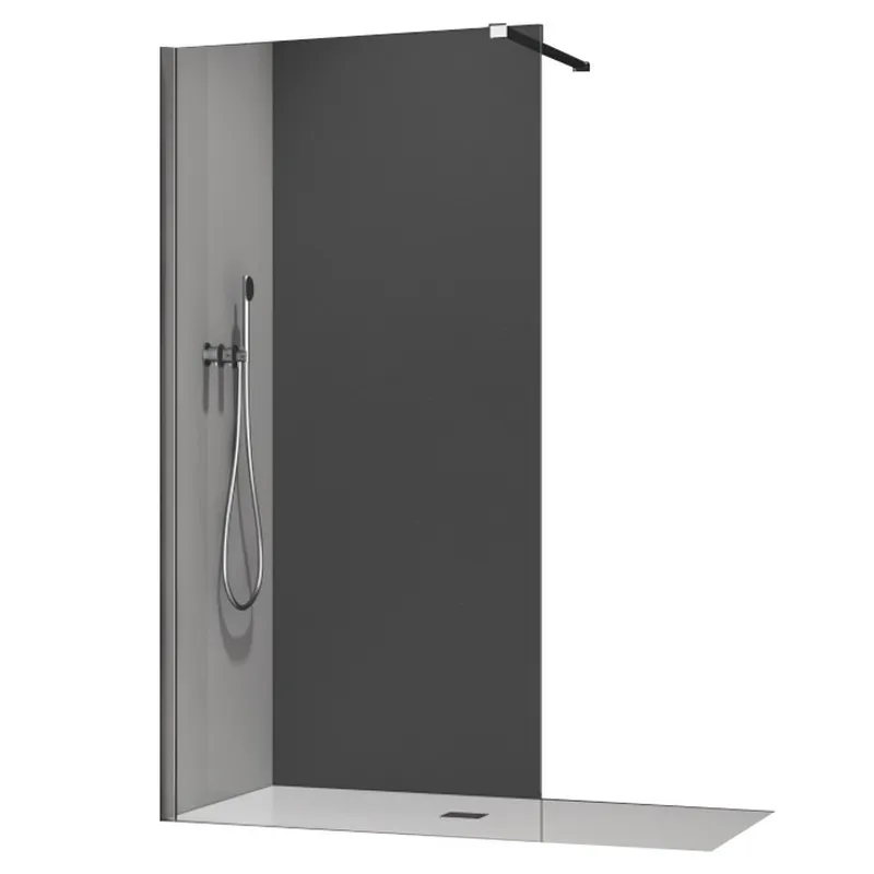 Душевая перегородка KOER SR SP01-100x200-TR-01 Walk-In прозрачное стекло Easy Clean 8 мм Хром (KR5393) Душевая перегородка KOER SR SP01-100x200-TR-01 Walk-In прозрачное стекло Easy Clean 8 мм Хром (KR5393)