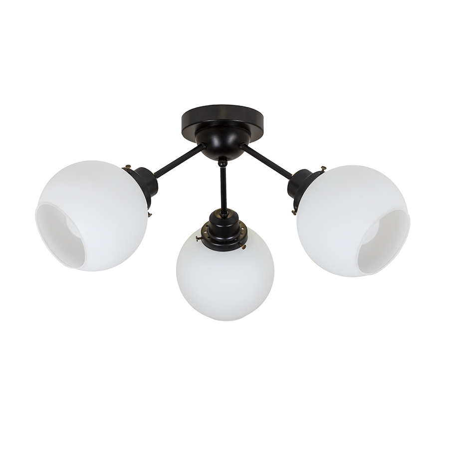 Люстра Arte Lamp A91609-3 BK+WH (22494956) - фото 1