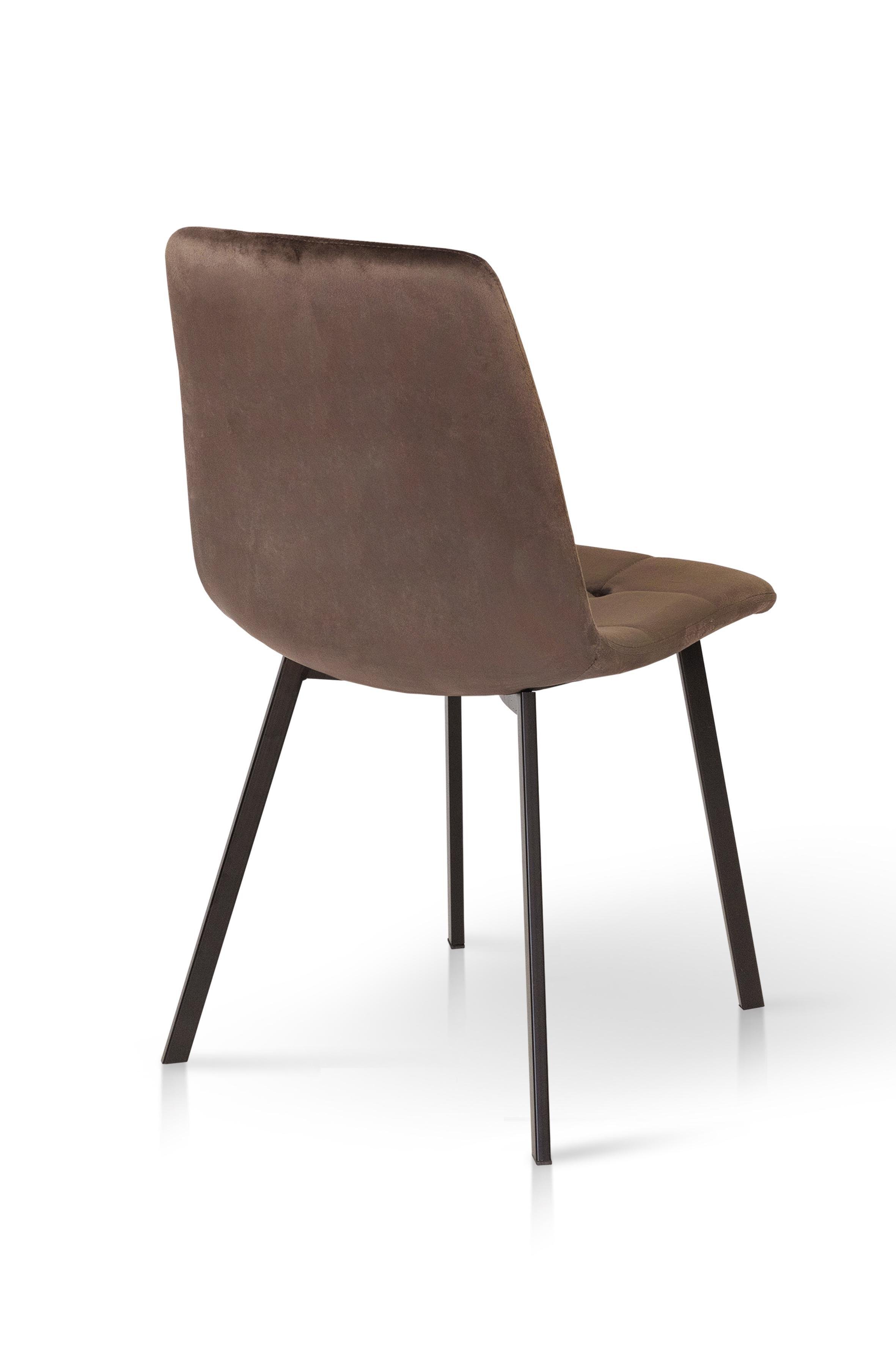 Стілець для кухні та вітальні ГРЕЙС Ментос 420х870х450 мм Чорний/Тобакко (GAА0054752) - фото 3 Стілець для кухні та вітальні ГРЕЙС Ментос 420х870х450 мм Чорний/Тобакко (GAА0054752) - фото 3