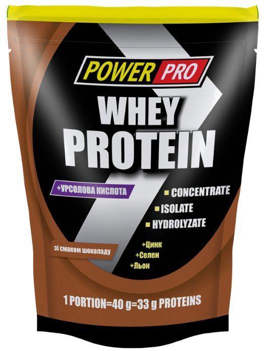 Протеин POWER PRO Whey Protein 1000 g 25 servings Шоколад