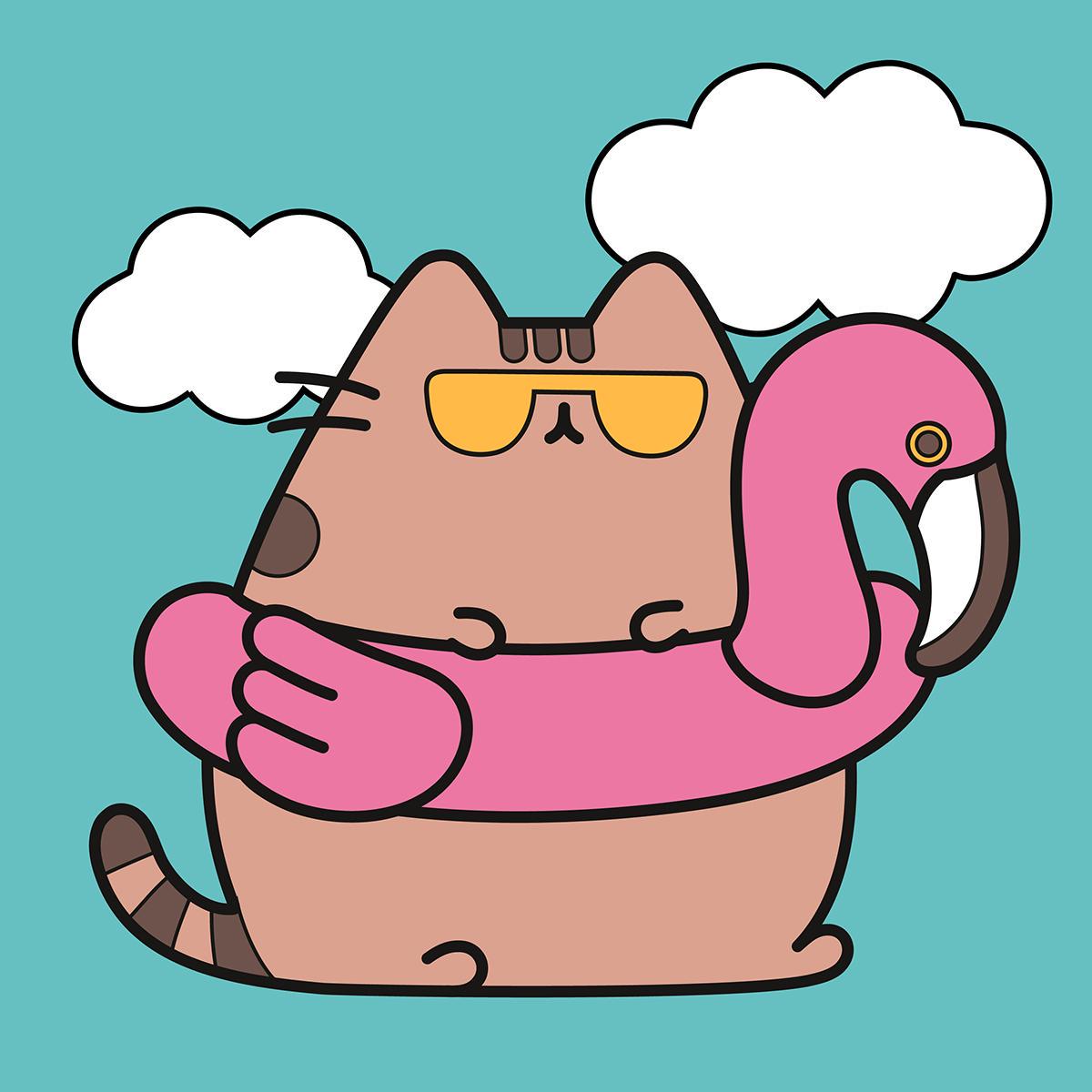 Картина по номерам Santi Кот на отдыхе 25x25 см (Top-954249)