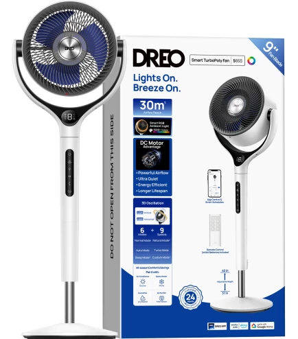 Вентилятор Dreo DR-HPF025S White - фото 10