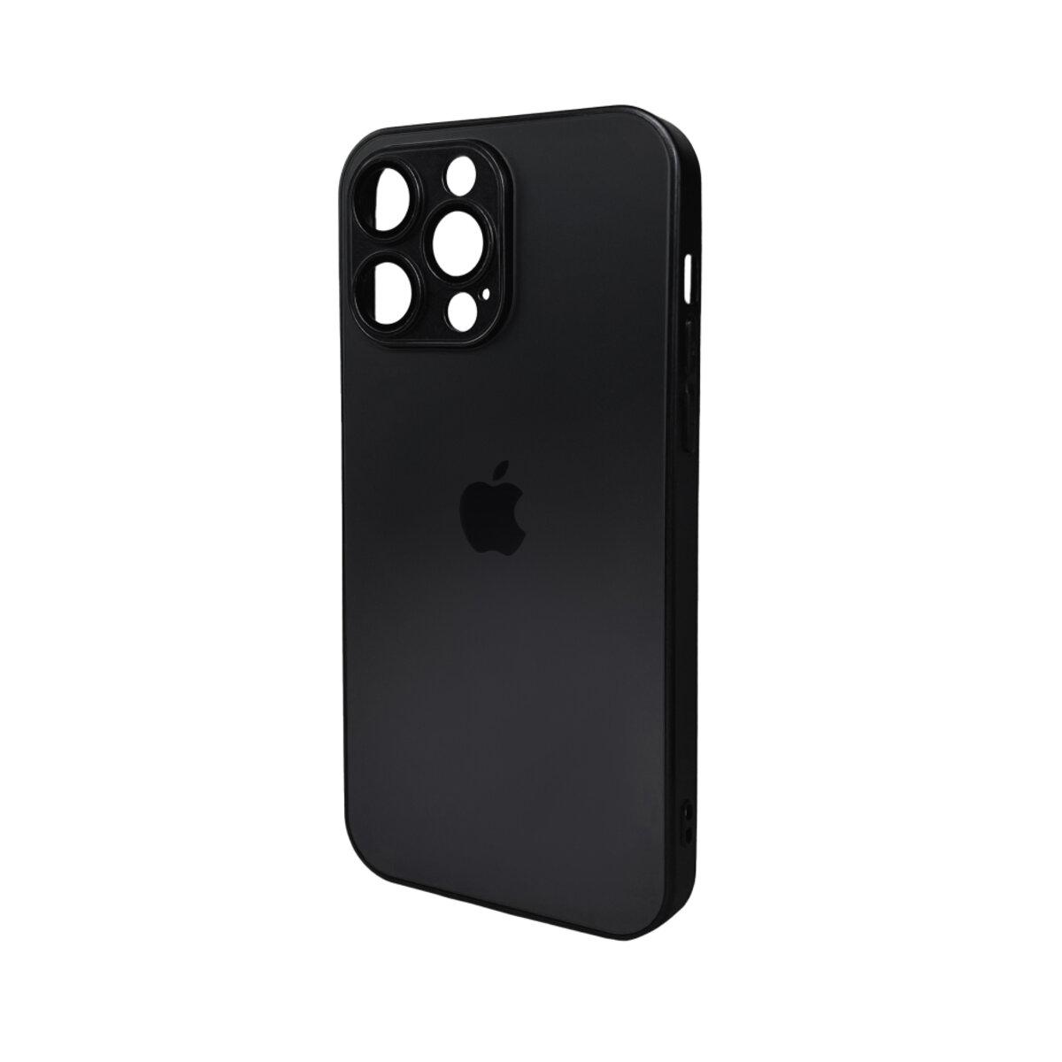 Противоударный чехол для Apple iPhone 14 Pro Max AG Glass Matt Frame Color / Graphite Black
