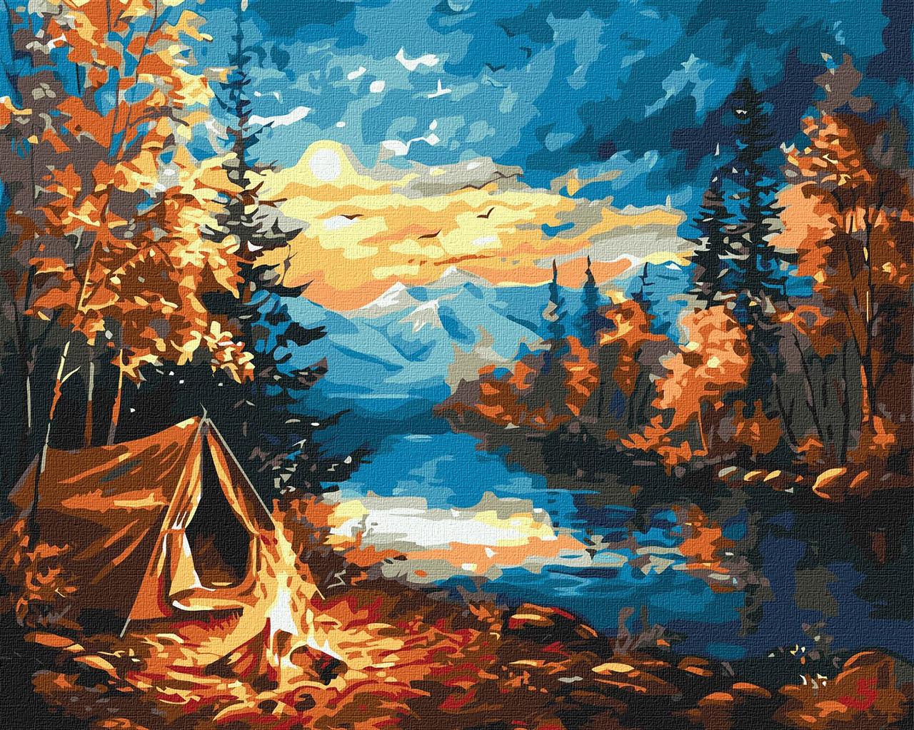 Картина по номерам Ideyka Ночь в лесу 40х50 см (2824290453)