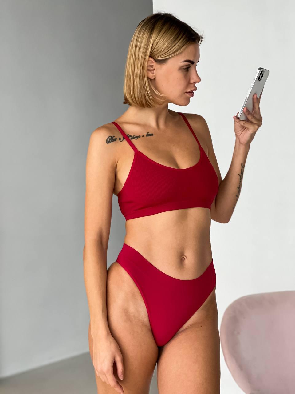 Нижнее белье DO2062 без чашек L/XL Винный