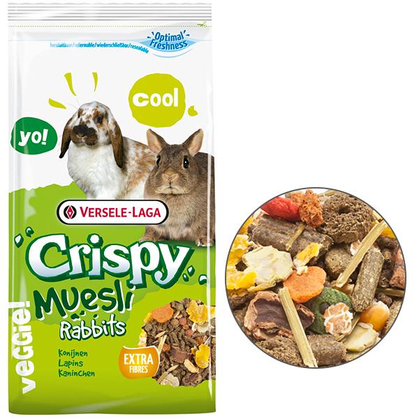 Корм для карликовых кроликов Versele-Laga Crispy Muesli Rabbits Cuni 1 кг (617014) - фото 2 Корм для карликовых кроликов Versele-Laga Crispy Muesli Rabbits Cuni 1 кг (617014) - фото 2
