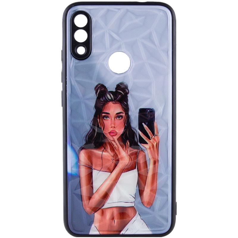 Протиударний TPU+PC чохол Prisma Ladies для Xiaomi Redmi Note 7 / Note 7 Pro / Note 7s / Black in White