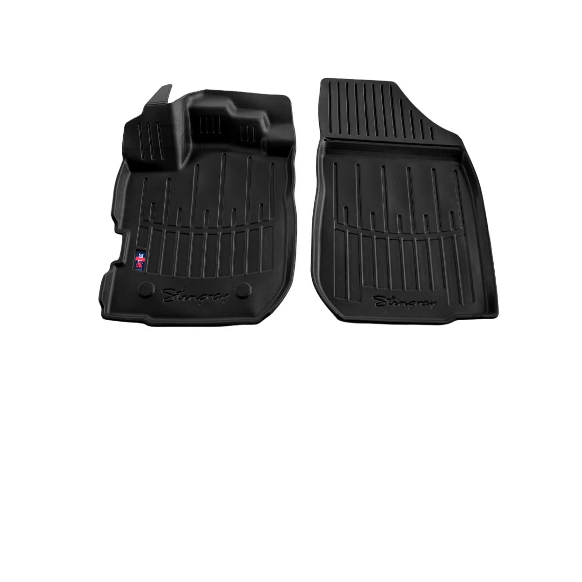 Коврики резиновые Stingray в салон Renault Logan 2012-/Sandero II 2012-2020/Sandero Stepway II 2012-2020 с бортиком 2 шт. (5018052)