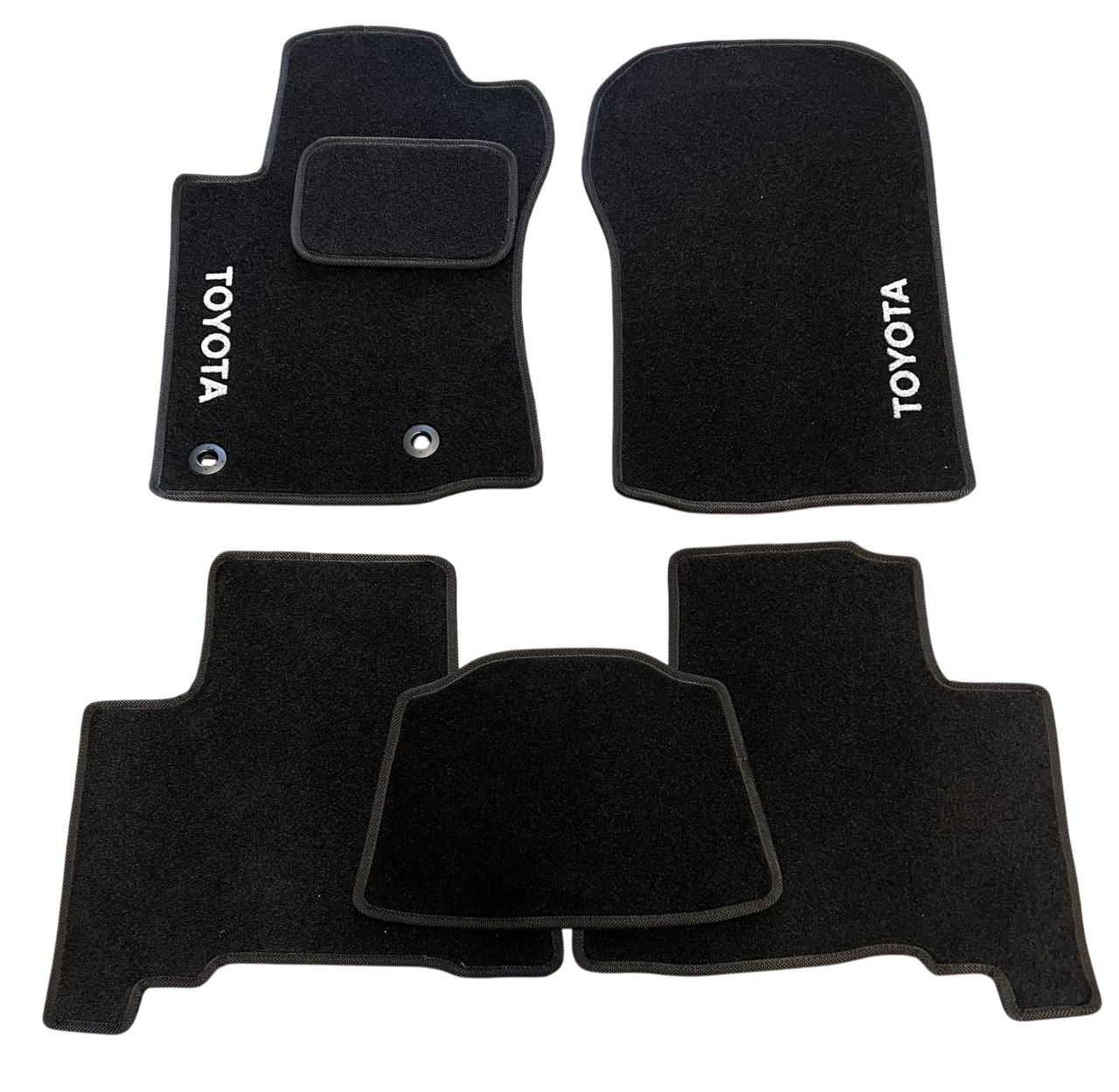 Коврики автомобильные ворсовые в салон для Toyota Land Cruiser Prado 150 АКП 2017