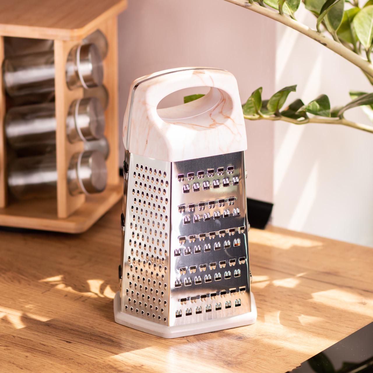 Терка шестигранная ручная для овощей и фруктов 14х12х24 см HP-8-7 (A-034736) - фото 7 Терка шестигранная ручная для овощей и фруктов 14х12х24 см HP-8-7 (A-034736) - фото 7