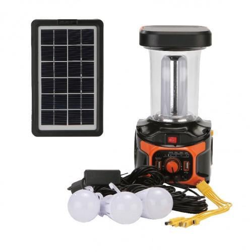 Фонарь с солнечной панелью DAT АТ-9016B переносной (N-1409)