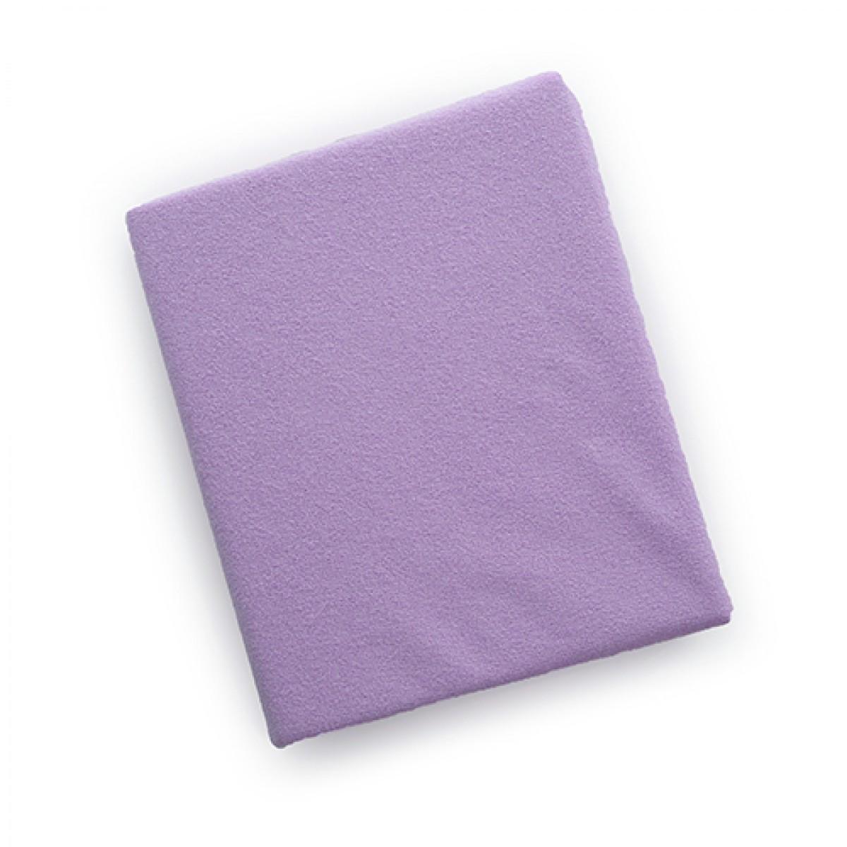 Простыню в детскую кроватку Twins на резинке махровое 120x60 см Фиолетовый (T4051)