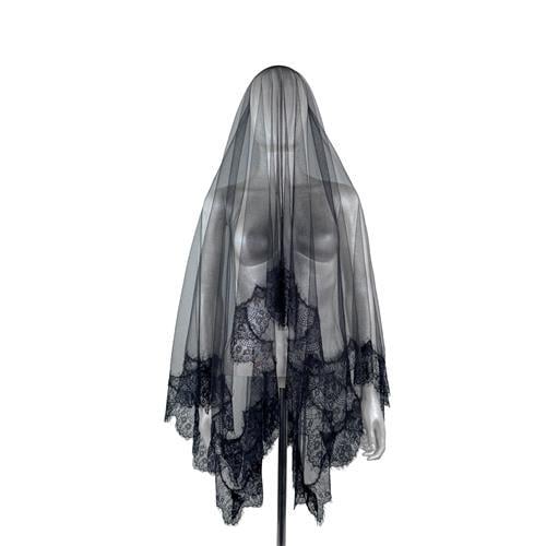 Фата с кружевом Seta Decor (26-613BLK)