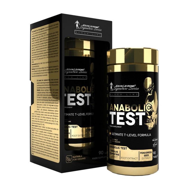 Бустер тестостерона Kevin Levrone Anabolic Test с цинком трибулусом селеном и экстрактами растений для мужчин 90 табл.