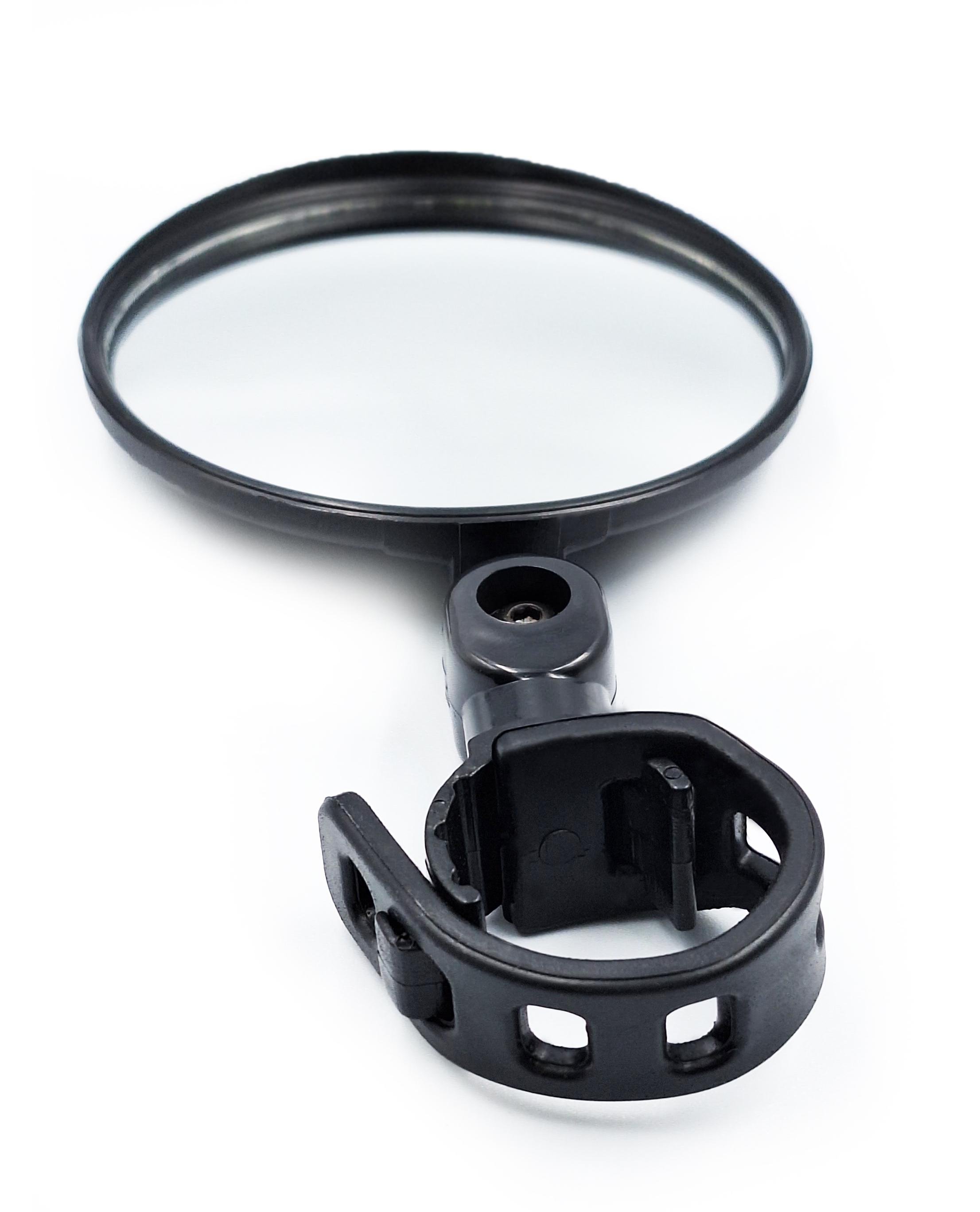 Дзеркало для велосипеда на кермо кругле з шарніром 8 см Чорний (G0000489) - фото 4 Дзеркало для велосипеда на кермо кругле з шарніром 8 см Чорний (G0000489) - фото 4