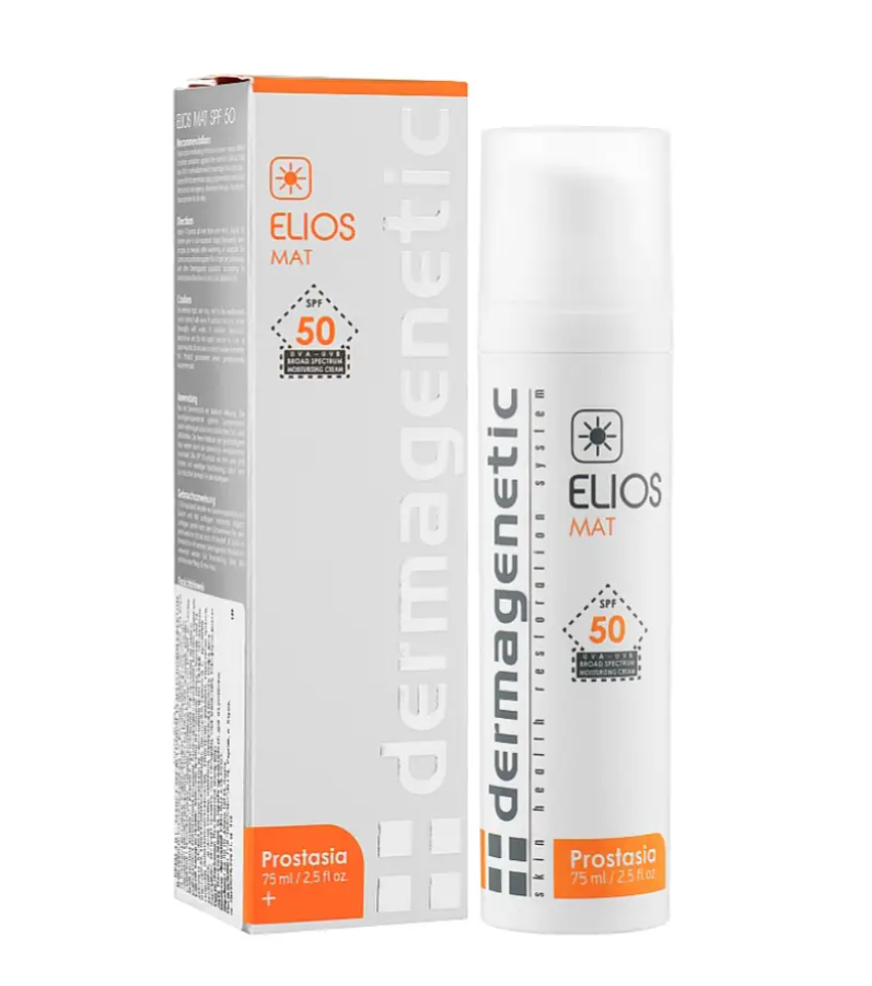 Крем с тоном и матирующим эффектом Dermagenetic Elios Mat SPF 50 3in1 UVA/UVB (27208305)