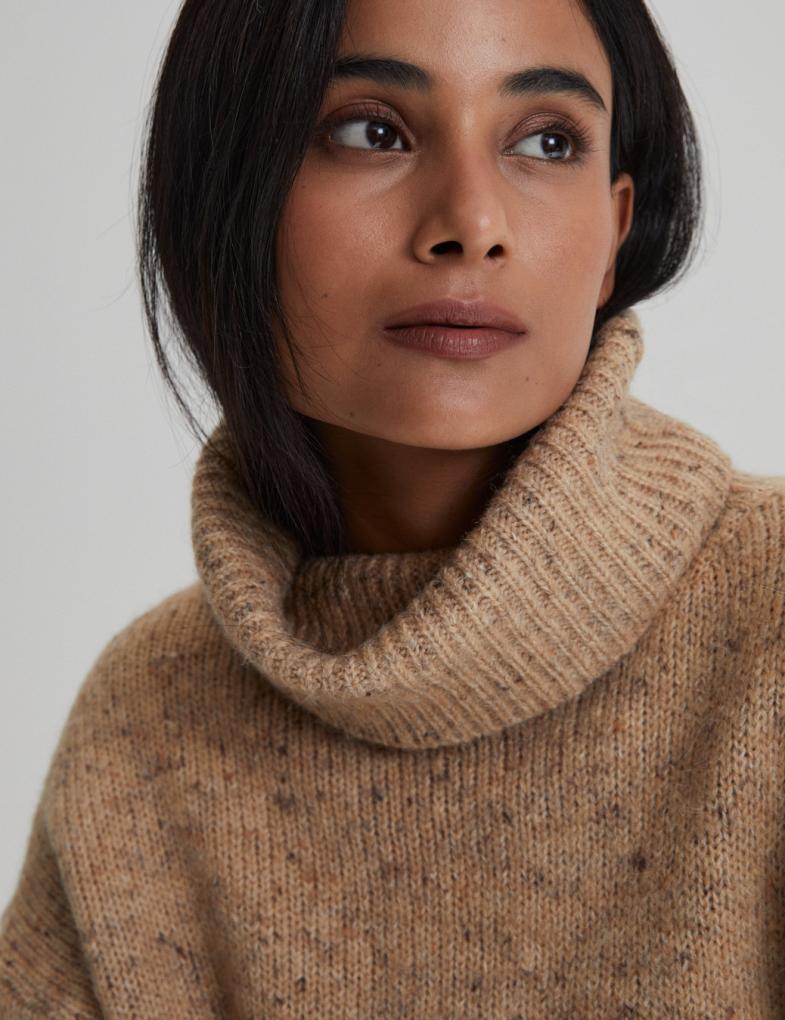 Светр жіночий Diverse SETR M Пісочний (5902598921307) - фото 3