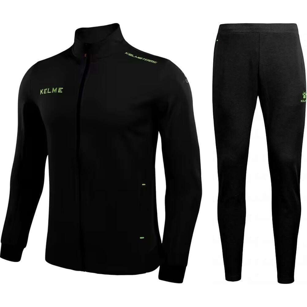 Спортивный костюм Kelme CORDOBA 14 лет/XS Черно-салатовый (03.9012_3871308.9012)