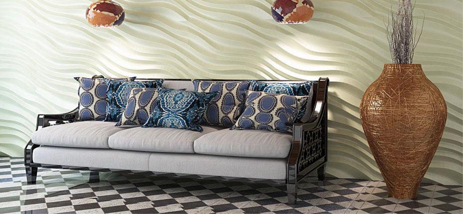 3D-панель декоративна для стін Дюни під фарбування 500x500x30 мм Білий (30642190) - фото 2 3D-панель декоративна для стін Дюни під фарбування 500x500x30 мм Білий (30642190) - фото 2