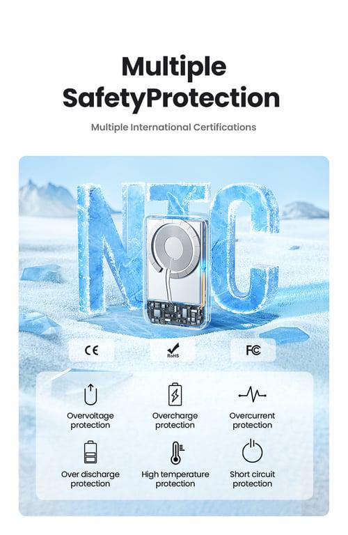 Повербанк Ugreen PB561 10000 mAh 20W Beige (25208) - фото 13 Повербанк Ugreen PB561 10000 mAh 20W Beige (25208) - фото 13