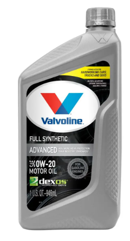 Мастило моторне Valvoline Full synthetic Advanced 0W-20 0,946 мл (VV916)