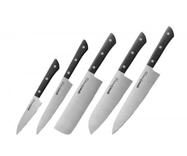 Набор ножей Samura Harakiri 5 шт (HR-0250B) Набор ножей Samura Harakiri 5 шт (HR-0250B)