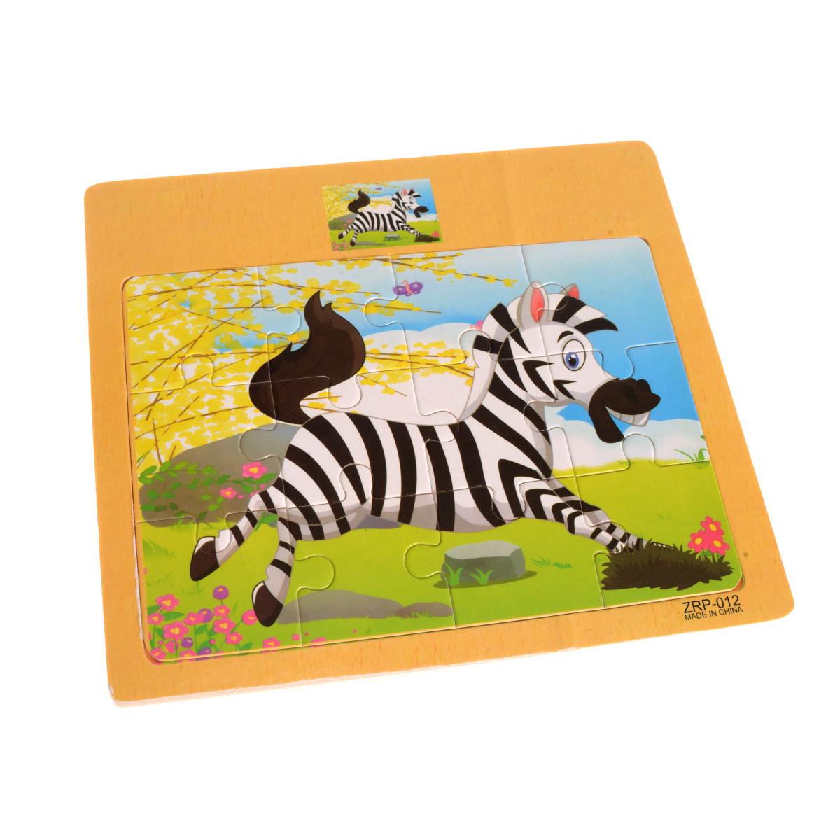 Деревянный пазл Зебра (IW12) Деревянный пазл Зебра (IW12)