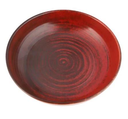 Салатник фарфоровый круглый Porland Lykke 27 см Red (368127/LR)