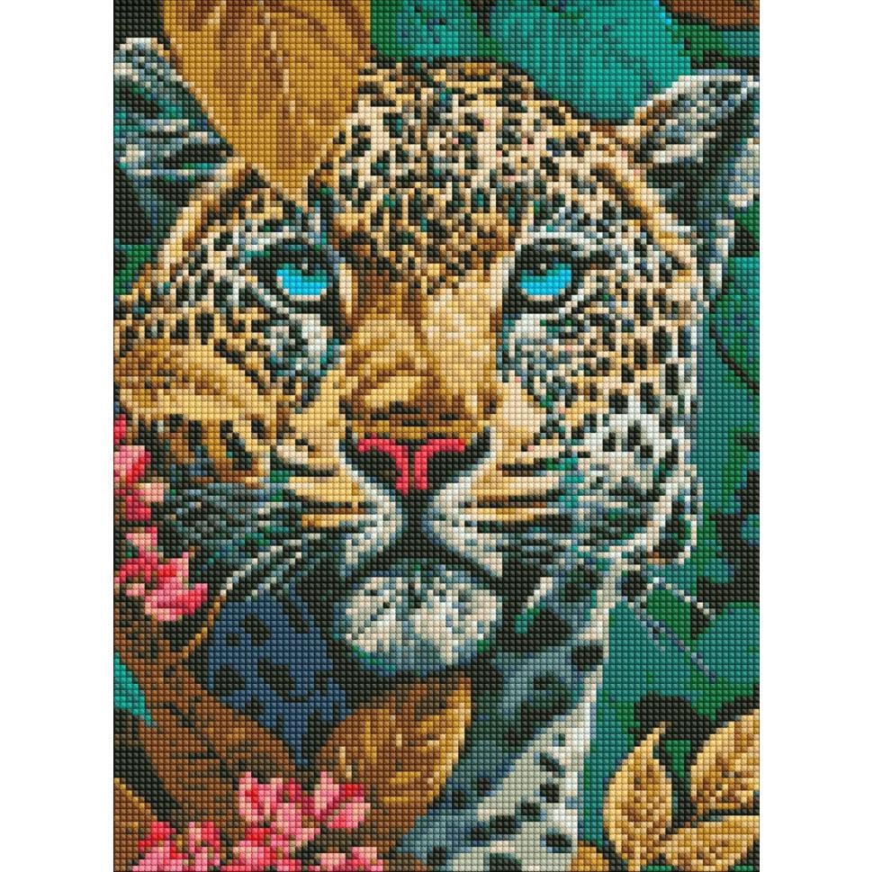 Алмазна мозаїка Ideyka Небезпечний звір AMC7798 без підрамника 30х40 см (RLT41497)