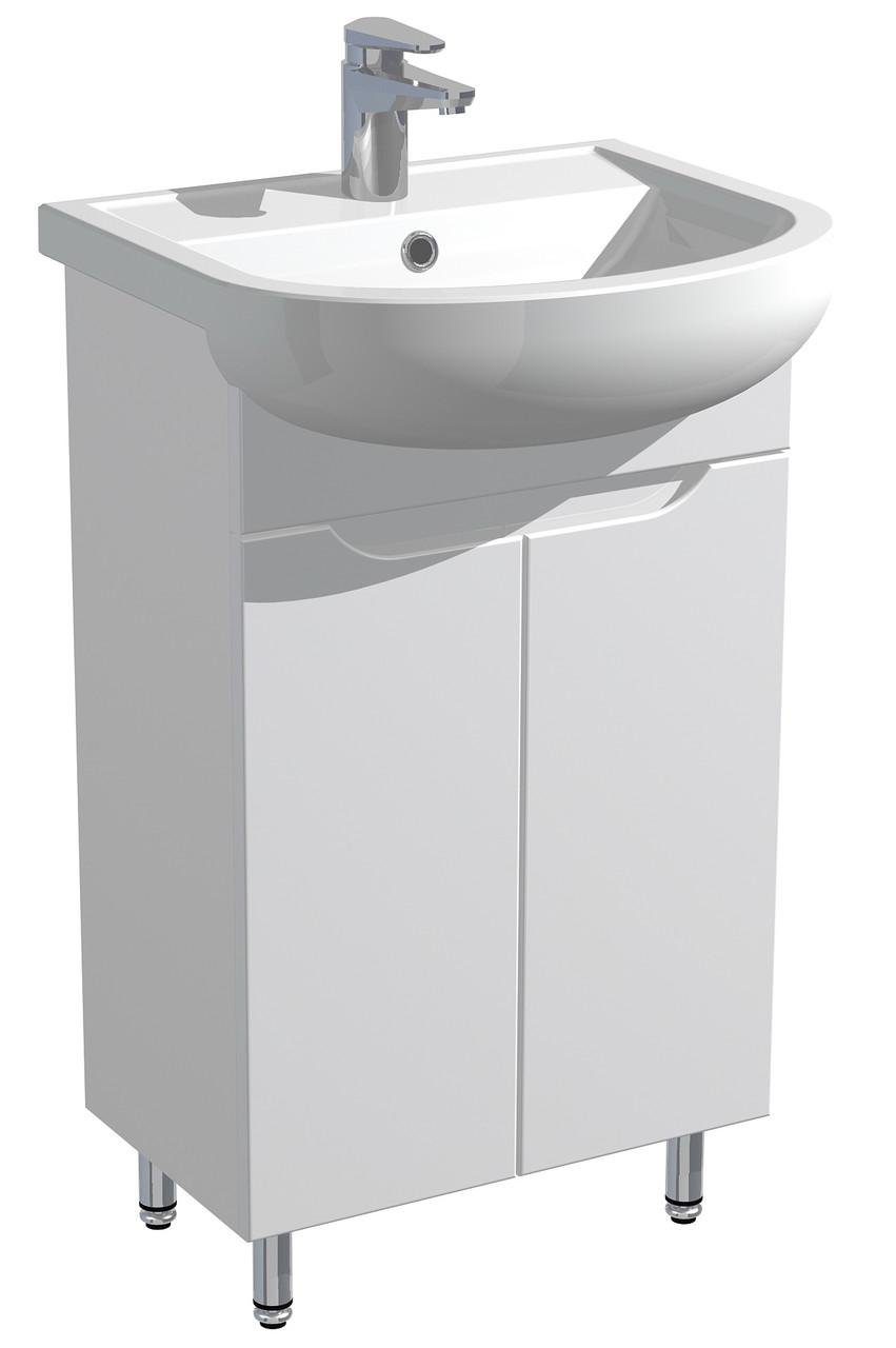 Тумба для ванной комнаты с умывальником Артеко 50 Белый (30632020) Тумба для ванной комнаты с умывальником Артеко 50 Белый (30632020)