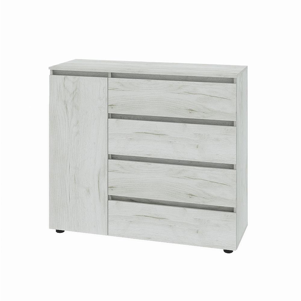 Комод Эверест КЛ-3 Лайт телескопические направляющие 105х38х93 см Дуб Крафт белый (EVR-071076) - фото 5 Комод Эверест КЛ-3 Лайт телескопические направляющие 105х38х93 см Дуб Крафт белый (EVR-071076) - фото 5