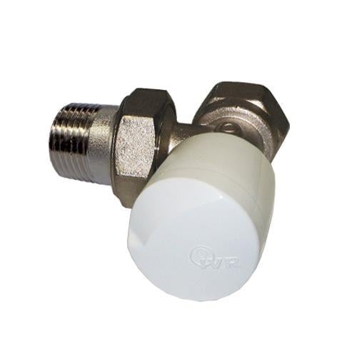 Кран радиаторный IVR 1/2" угловой подающий боковое подключение