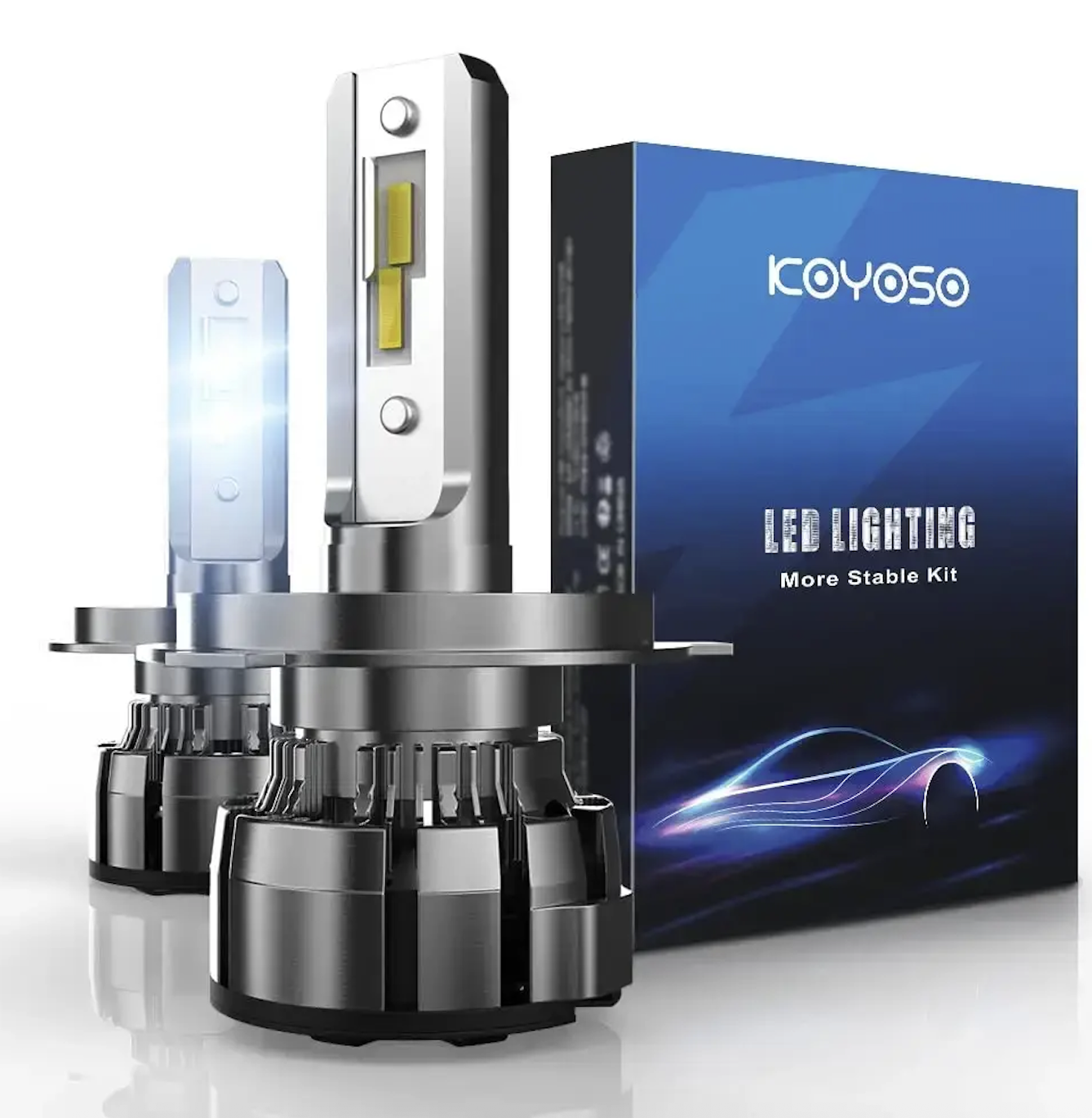 Лампочки светодиодные автомобильные KOYOSO H4 16000LM 80W