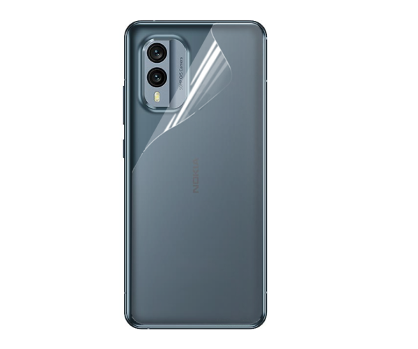 Противоударная гидрогелевая пленка Hydrogel Film для Nokia X30 на заднюю панель Transparent