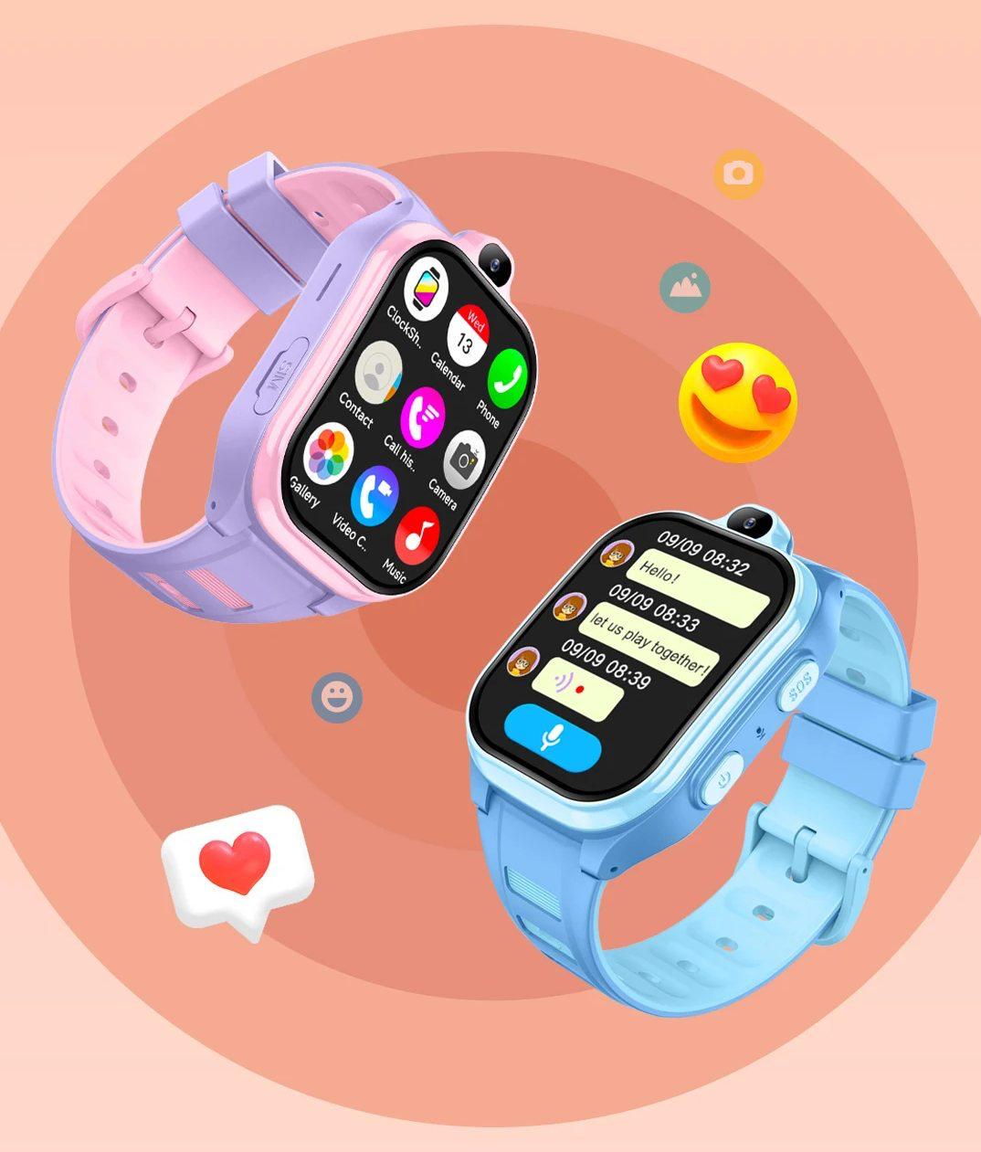 Смарт-годинник AS10 SIM GPS IPX7 вологозахистом Фіолетовий (30502672) - фото 8 Смарт-годинник AS10 SIM GPS IPX7 вологозахистом Фіолетовий (30502672) - фото 8