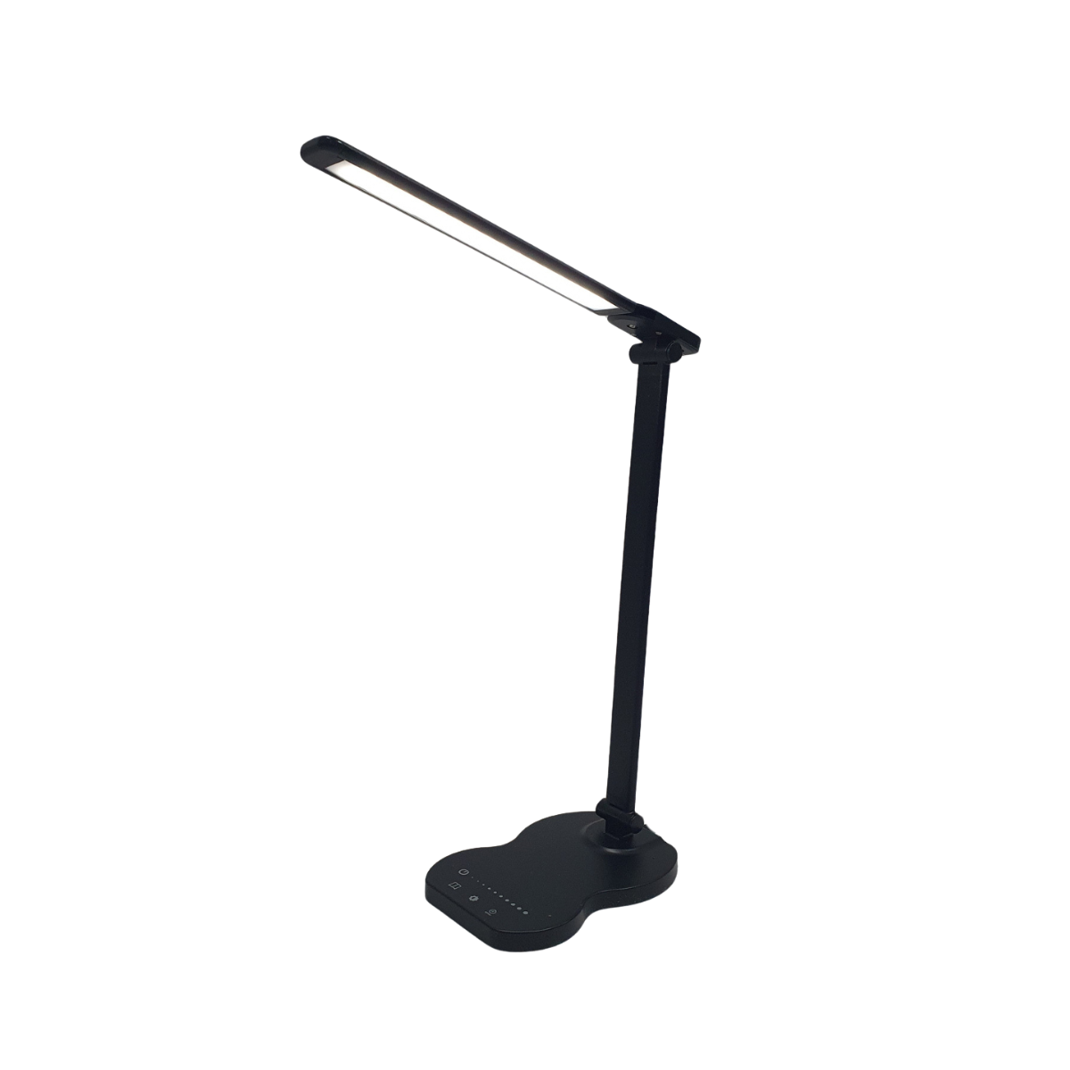Настольная лампа с беспроводной зарядкой и сложной конструкцией USB с таймером (HAS-85)