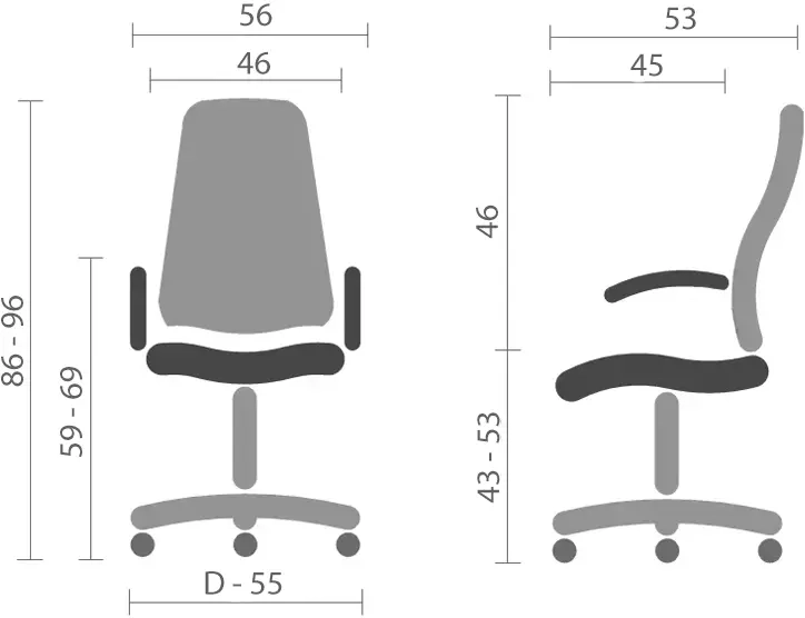 Крісло дитяче на коліщатках АКЛАС Тесоро Tilt Сірий - фото 13 Крісло дитяче на коліщатках АКЛАС Тесоро Tilt Сірий - фото 13