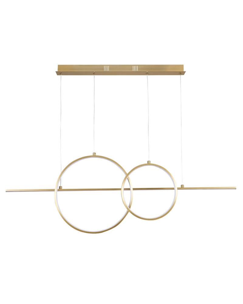 Светильник подвесной Polux 331809 Laura LED 1x42W 4000K 4800Lm IP20 Золотой (G331809)