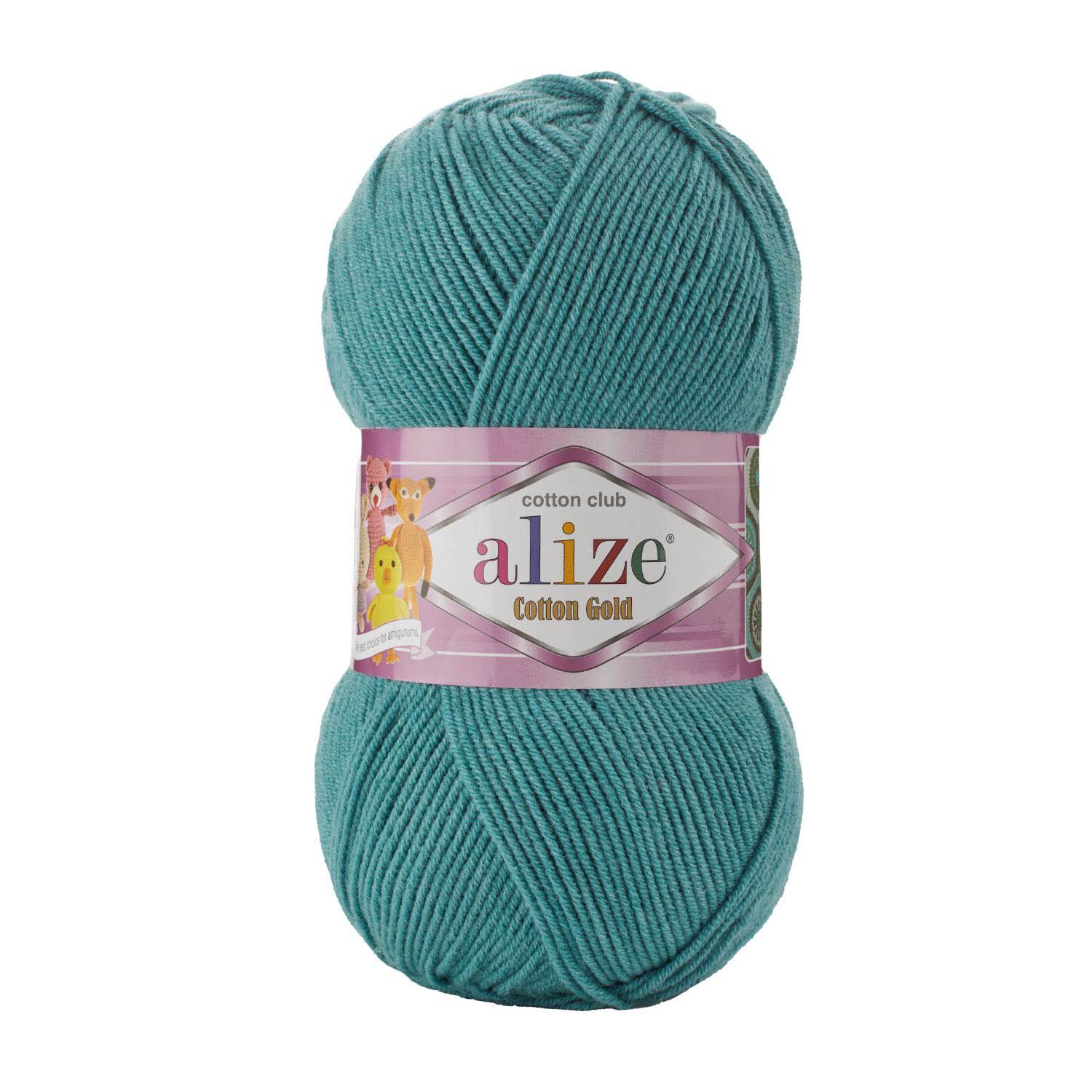 Пряжа Alize Cotton Gold 156 бирюза (6397)