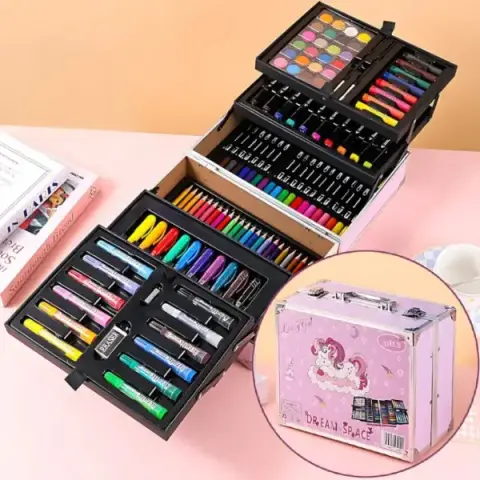 Набор для рисования Единорог в чемодане 133 предметов (2053792/2) - фото 2 Набор для рисования Единорог в чемодане 133 предметов (2053792/2) - фото 2