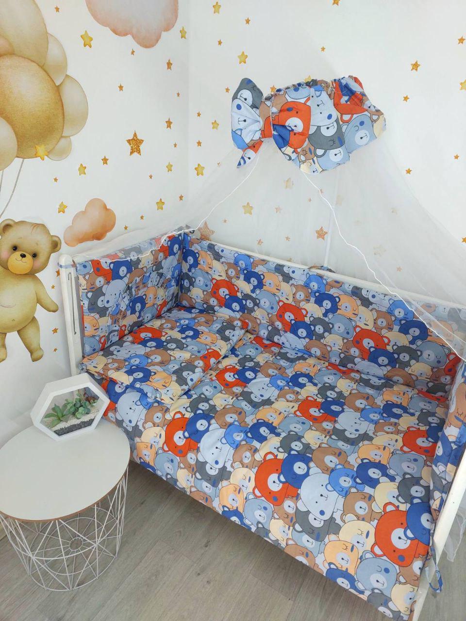 Комплект детского постельного белья Мишки Разноцветный (18805013)