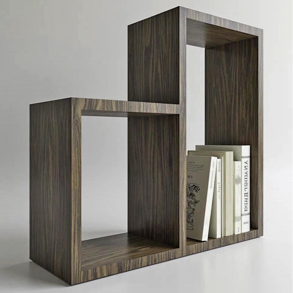 Полка книжная настольная из дерева Романсо Палисандр (КПА-032902)