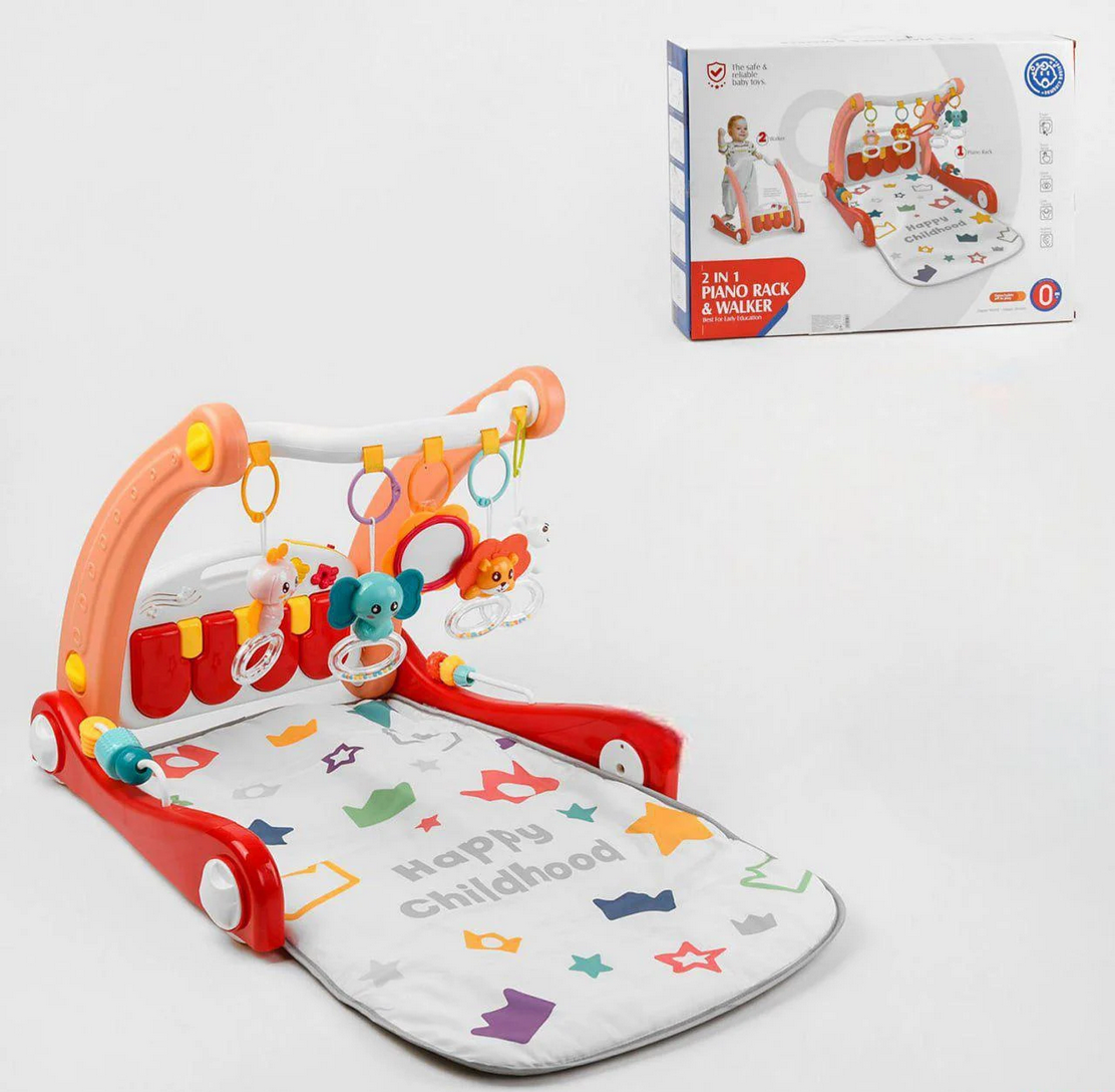 Ходунки-килимок з іграшками та піаніно (111905)