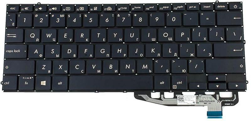 Клавиатура для ноутбука Asus UX3000/UX3000FA матовая 0KNB0-2606RU00)