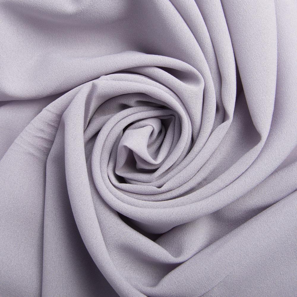 Ткань шифон Мосс креп Светло-серый (24678)