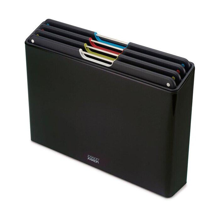 Набор разделочных досок Joseph Joseph Folio Steel 4 пр. в корпусе Черный