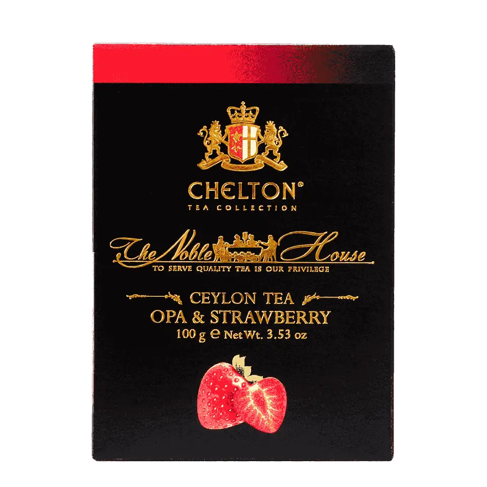 Чай черный крупнолистовой чай (OPA) с клубникой Chelton 100 г (2101666247)