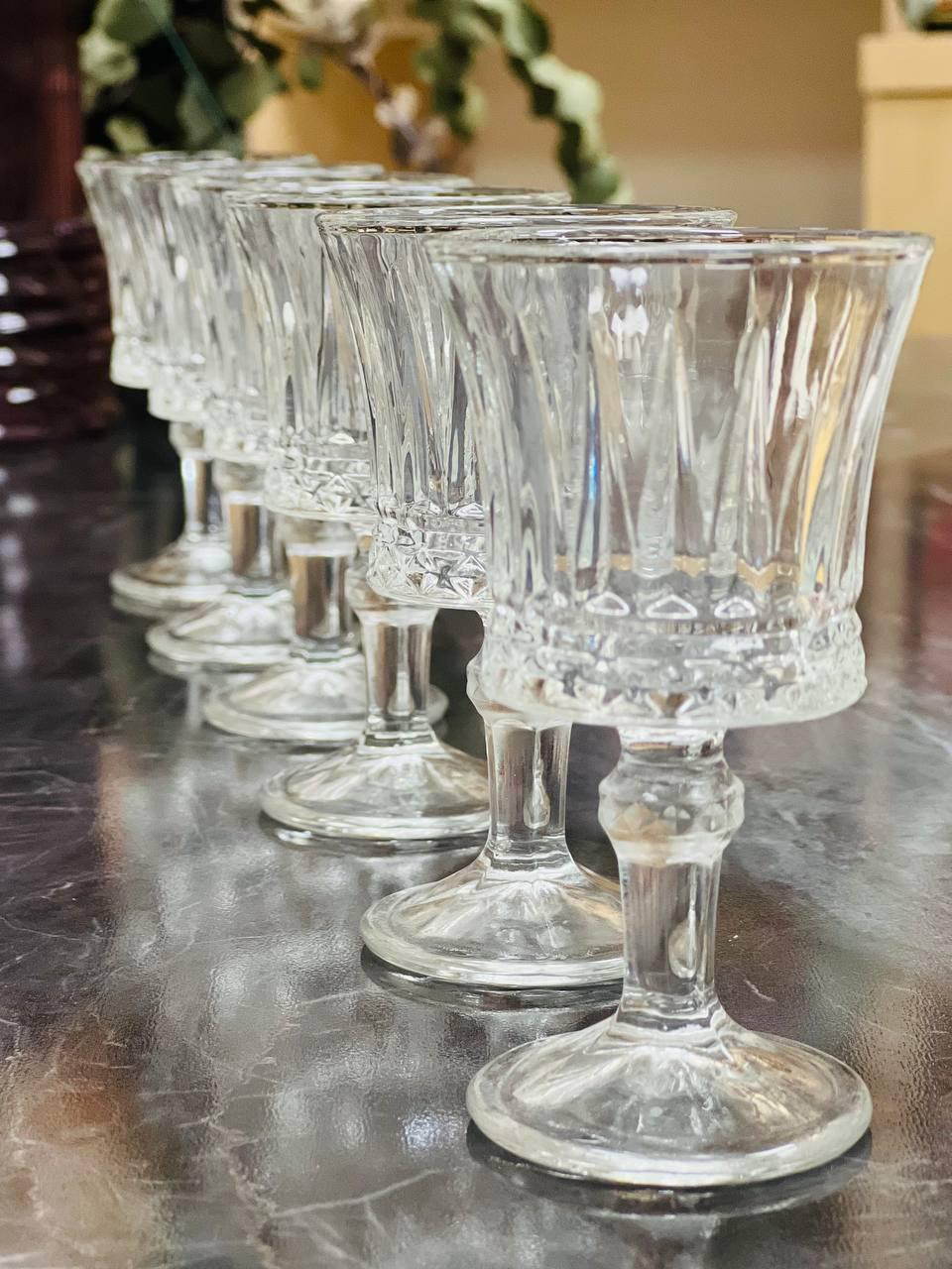 Набор рюмок на ножках Classic Glass 60 мл 6 шт. Прозрачный (102-1654)