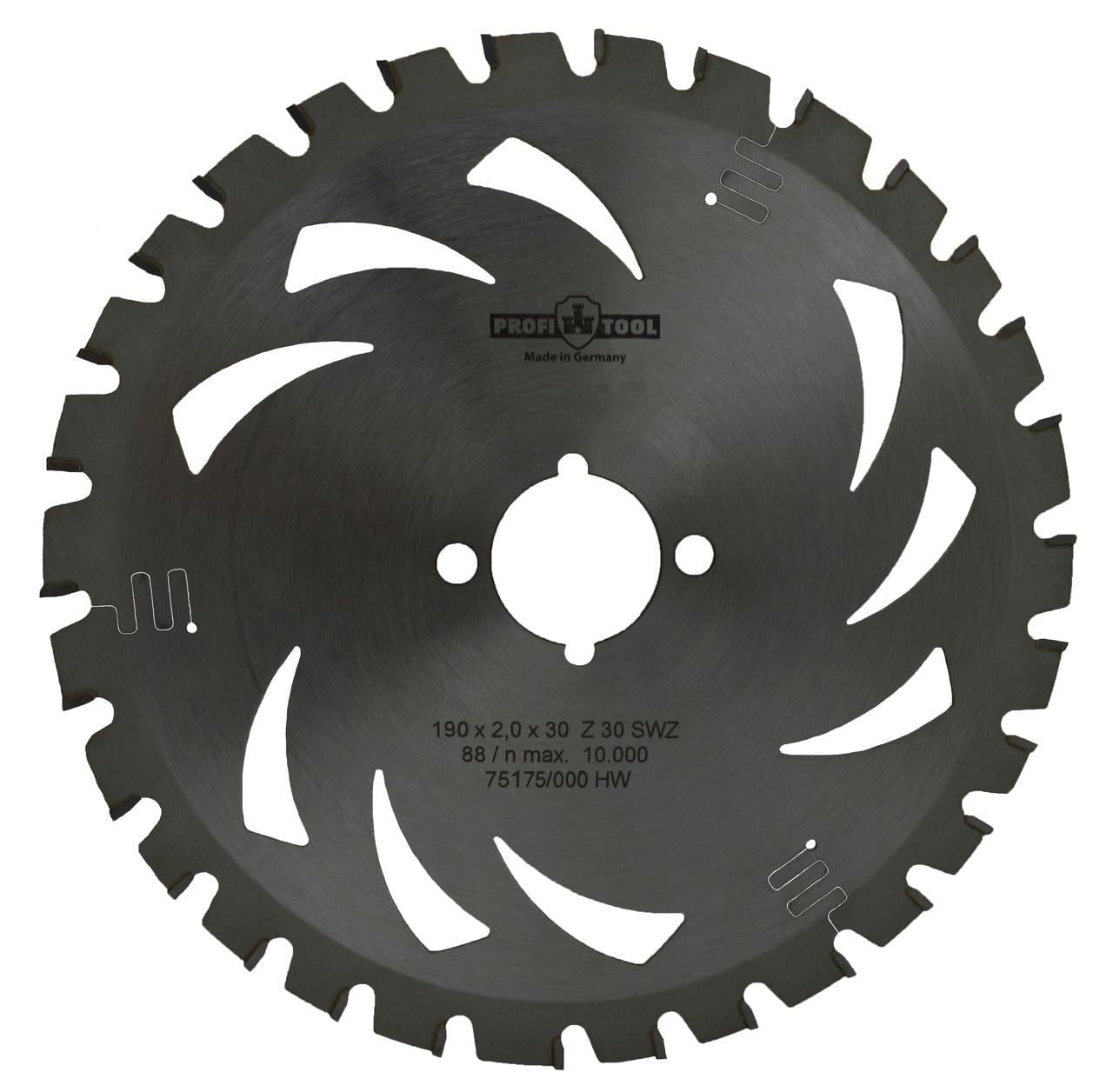 Диск пиляльний PROFITOOL Z 30 S-WZ 190х2,0х1,4х30 мм (2119001)